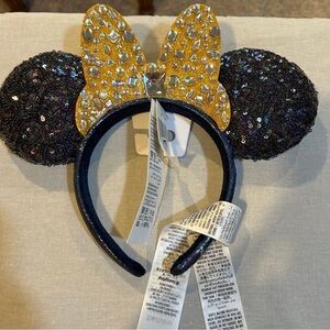 Disney Mouse Ears Headband - Black and Gold